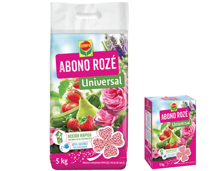 Abono universal soluble con dos modos de aplicación